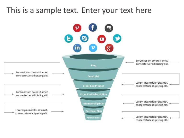 3D Funnel PowerPoint Template & Google Slides Theme 8