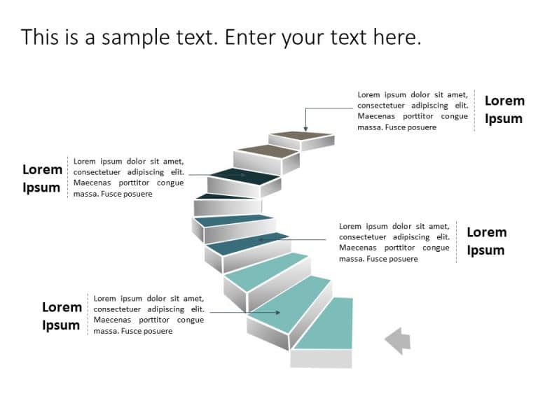 Staircase Roadmap 1 PowerPoint Template & Google Slides Theme 8