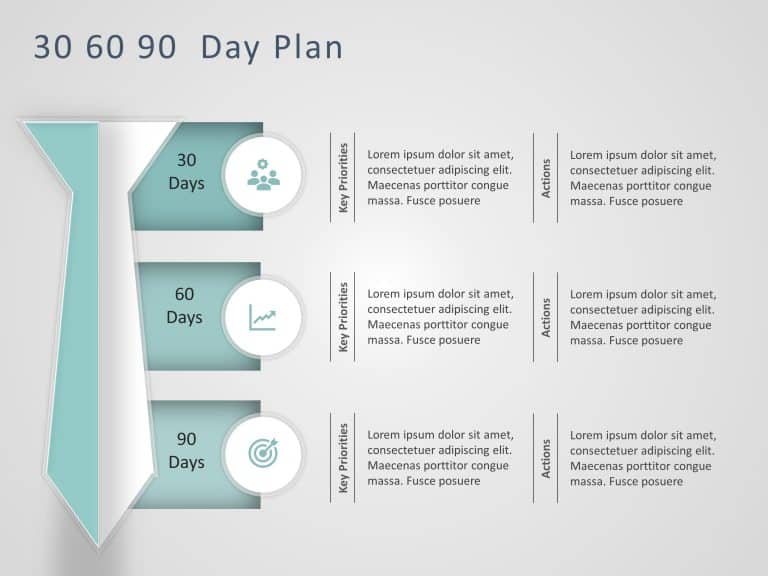 30 60 90 Day Plan PowerPoint Template 8 & Google Slides Theme 8