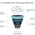 5 Steps Sales Funnel Diagram PowerPoint Template & Google Slides Theme 8