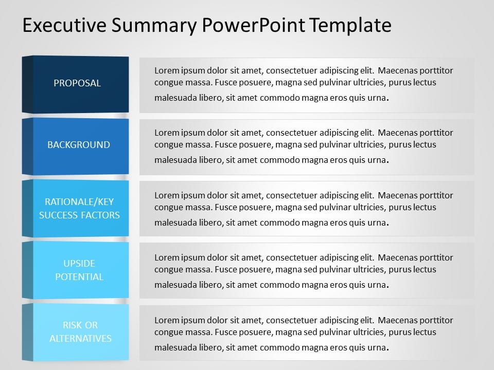 Executive Summary 14 PowerPoint Template & Google Slides Theme