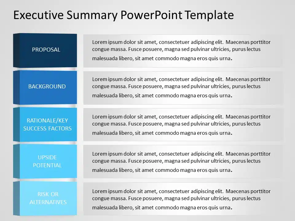 Executive Summary PowerPoint Template 14 & Google Slides Theme