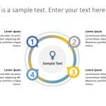 4 Steps Circle Diagram PowerPoint Template & Google Slides Theme