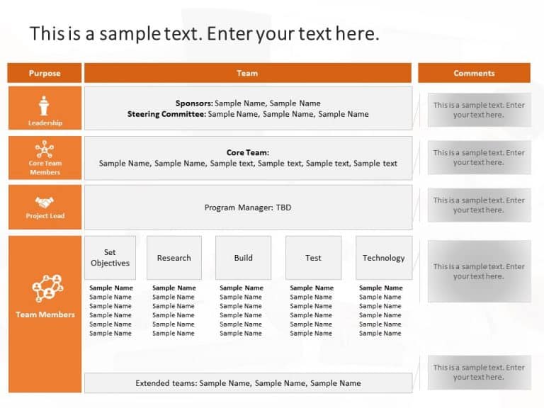 Project Program Governance PowerPoint Template & Google Slides Theme