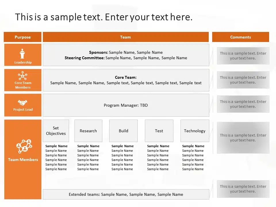 Project Program Governance PowerPoint Template & Google Slides Theme