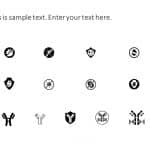 Anti-Infectives & Antibody Icons PowerPoint Template & Google Slides Theme