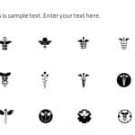 Caduceus Icons PowerPoint Template & Google Slides Theme