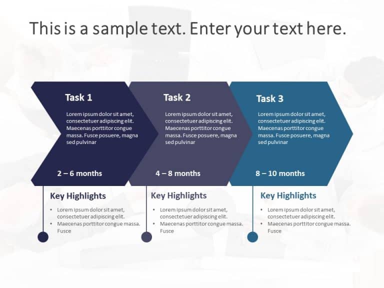 Project Highlights and Timeline 1 PowerPoint Template | SlideUpLift