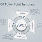 4 Steps Triangle SWOT PowerPoint Template & Google Slides Theme 9