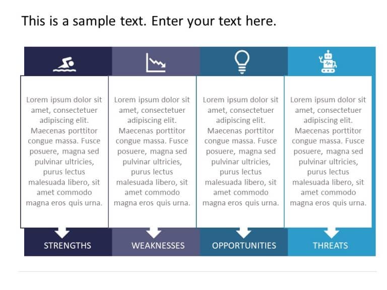 SWOT Analysis Box PowerPoint Template & Google Slides Theme 9