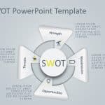 4 Steps Triangle SWOT PowerPoint Template & Google Slides Theme 10