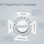 4 Steps Triangle SWOT PowerPoint Template & Google Slides Theme 11