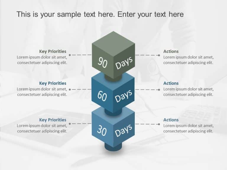 30 60 90 Day Plan For New Managers 3D & Google Slides Theme 11