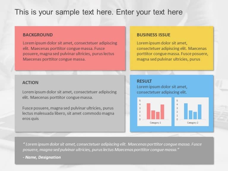 Marketing Case Study 2 PowerPoint Template | SlideUpLift