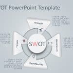 4 Steps Triangle SWOT PowerPoint Template & Google Slides Theme 13