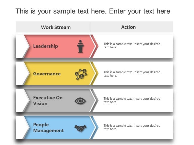 Workstream Project Plan List PowerPoint Template & Google Slides Theme 13