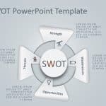 4 Steps Triangle SWOT PowerPoint Template & Google Slides Theme 14