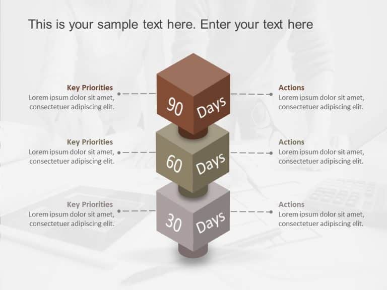 30 60 90 Day Plan For New Managers 3D & Google Slides Theme 14