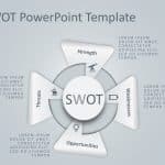 4 Steps Triangle SWOT PowerPoint Template & Google Slides Theme 15