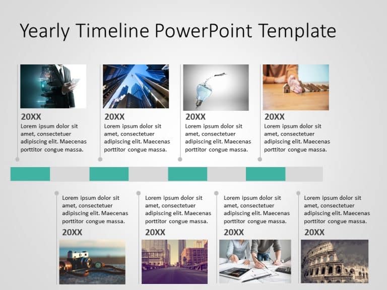 Timeline Template for PowerPoint and Google Slides 25 Theme 1