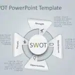 4 Steps Triangle SWOT PowerPoint Template & Google Slides Theme 2