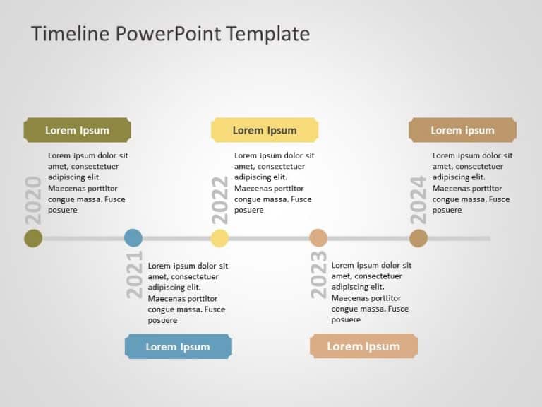 Timeline PowerPoint Template 100 | Timeline PowerPoint Templates ...