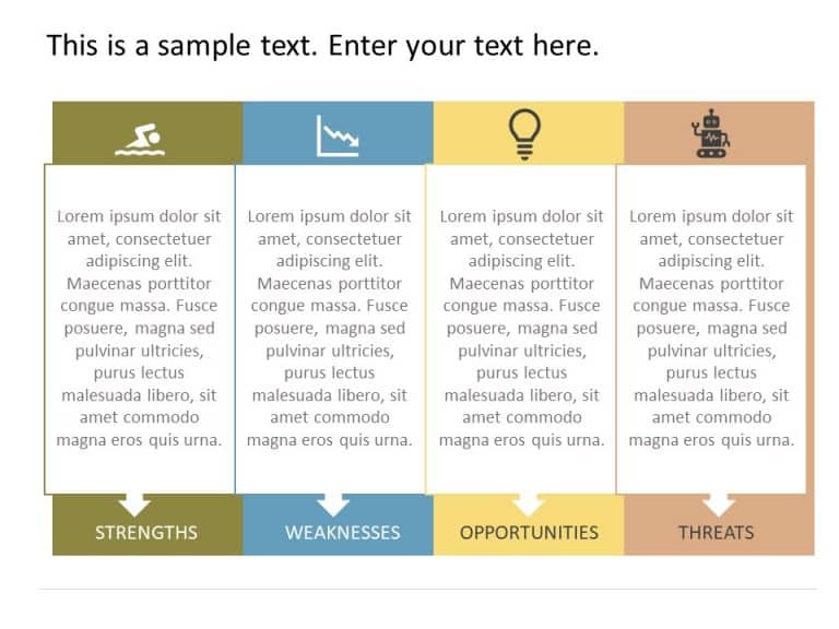 SWOT Analysis Box PowerPoint Template & Google Slides Theme 2