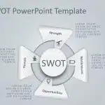 4 Steps Triangle SWOT PowerPoint Template & Google Slides Theme 3