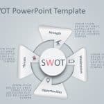4 Steps Triangle SWOT PowerPoint Template & Google Slides Theme 4