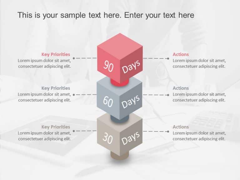 30 60 90 Day Plan For New Managers 3D & Google Slides Theme 4