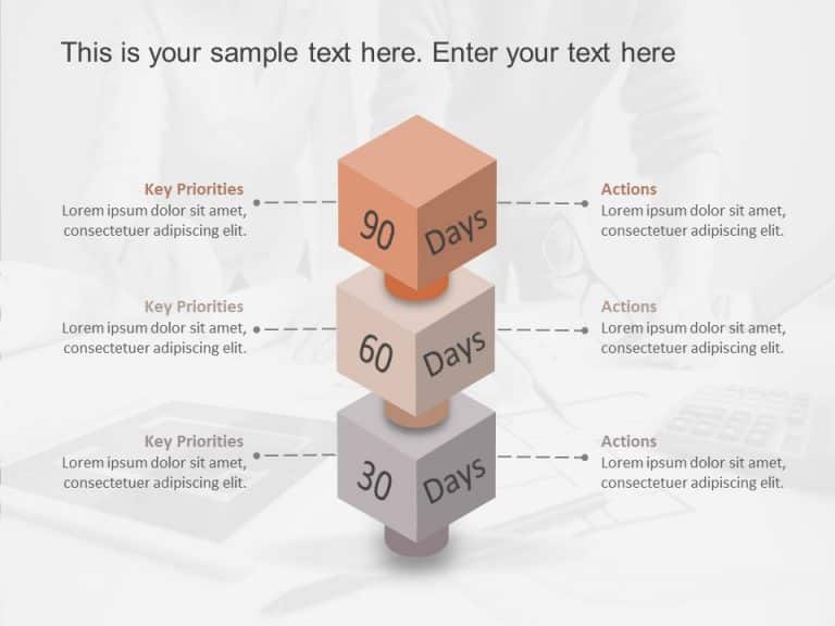 30 60 90 Day Plan For New Managers 3D & Google Slides Theme 5