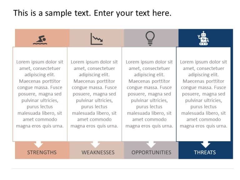 SWOT Analysis Box PowerPoint Template & Google Slides Theme 5