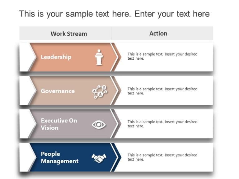 Workstream Project Plan List PowerPoint Template & Google Slides Theme 5