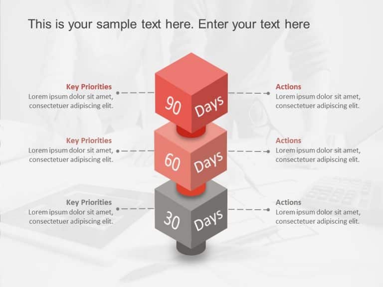 30 60 90 Day Plan For New Managers 3D & Google Slides Theme 6