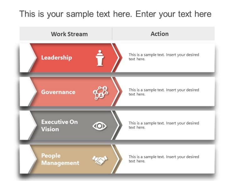Workstream Project Plan List PowerPoint Template & Google Slides Theme 6