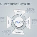 4 Steps Triangle SWOT PowerPoint Template & Google Slides Theme 7