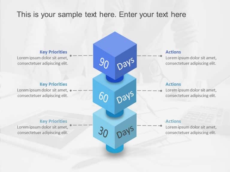 30 60 90 Day Plan For New Managers 3D & Google Slides Theme 7