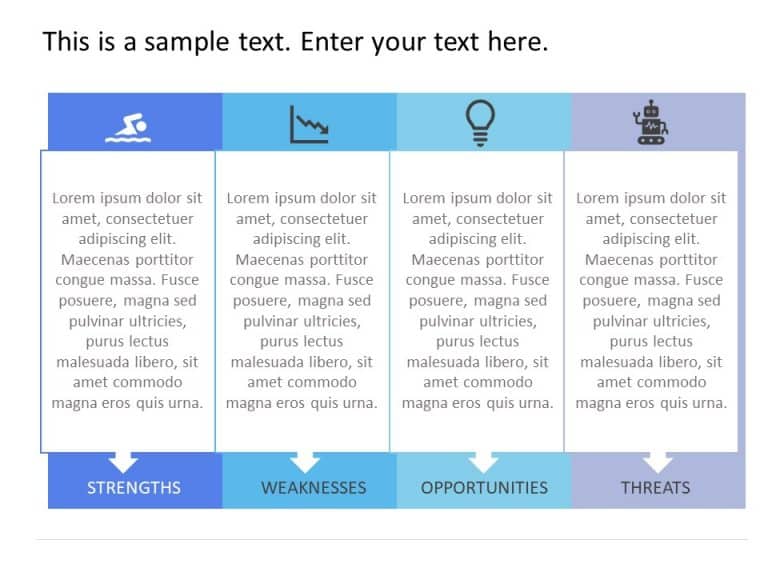 SWOT Analysis Box PowerPoint Template & Google Slides Theme 7