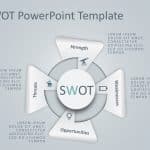 4 Steps Triangle SWOT PowerPoint Template & Google Slides Theme 8