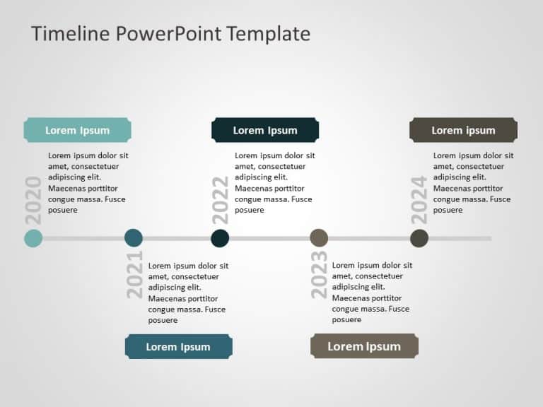 Timeline PowerPoint Template 100 | Timeline PowerPoint Templates ...