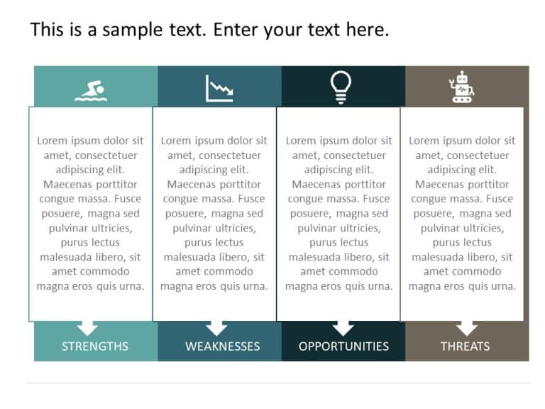 SWOT Analysis Box PowerPoint Template & Google Slides Theme 8