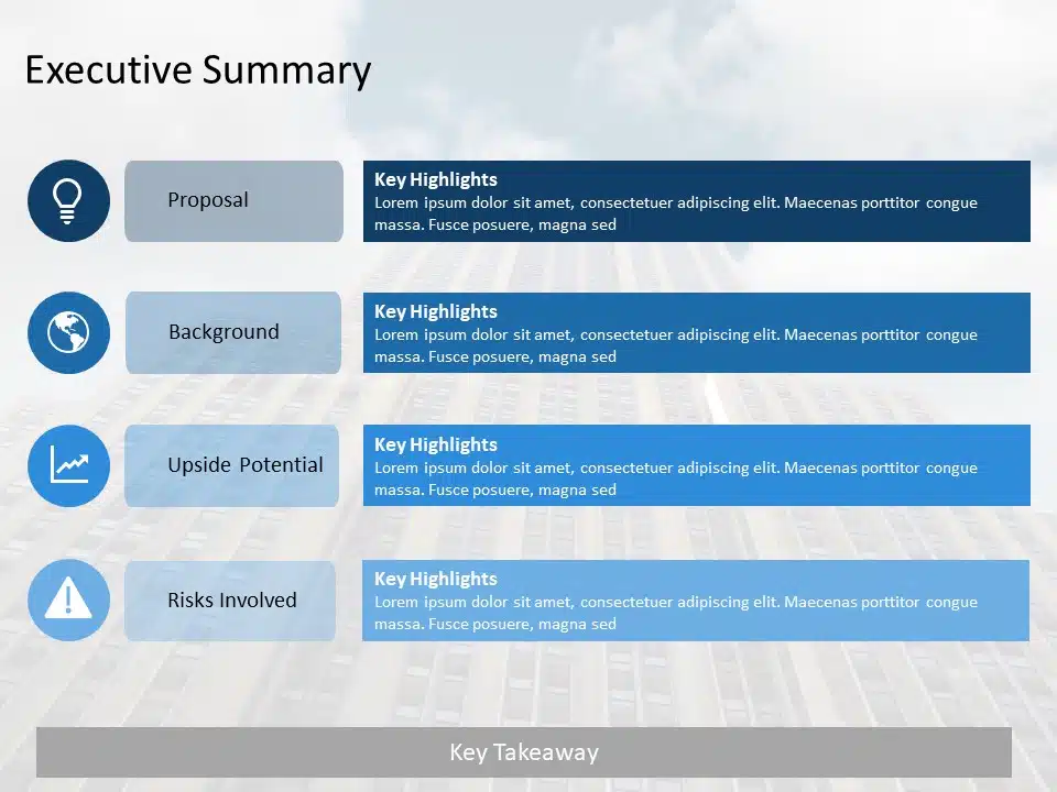 Executive Summary 25 PowerPoint Template & Google Slides Theme