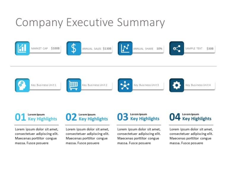 Executive Summary 26 PowerPoint Template
