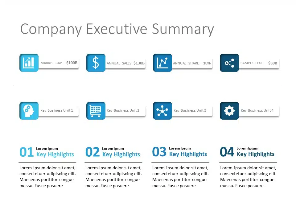 Executive Summary PowerPoint Template 26 & Google Slides Theme