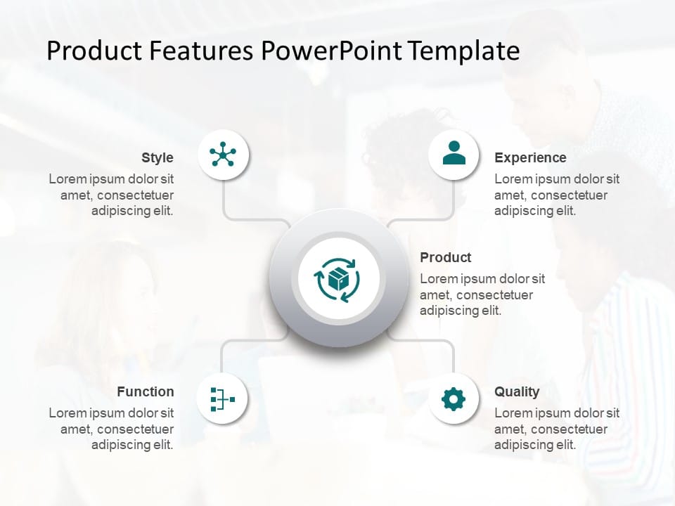 Product Features 9 PowerPoint Template