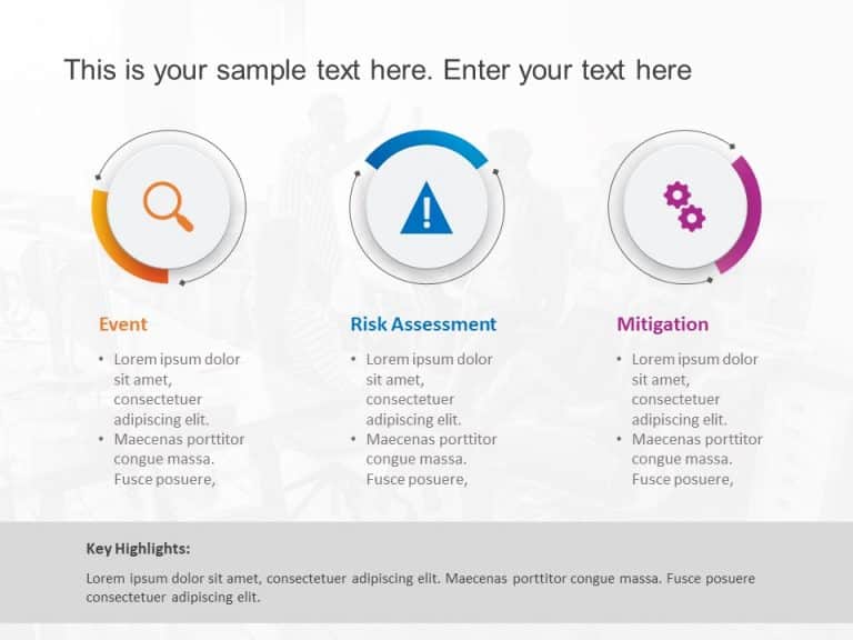 Project Risk Mitigation Plan PowerPoint Template & Google Slides Theme