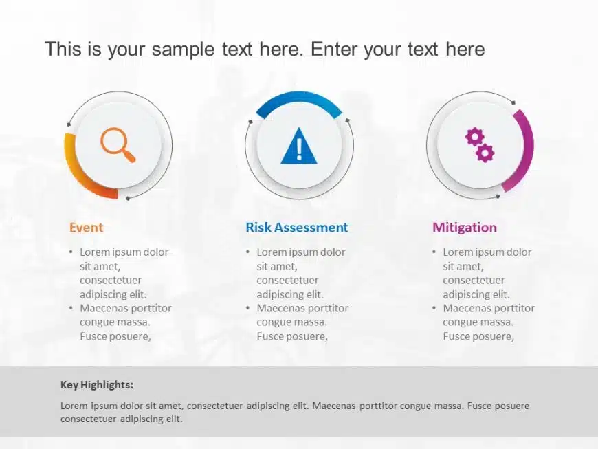 Project Risk Mitigation Plan PowerPoint Template