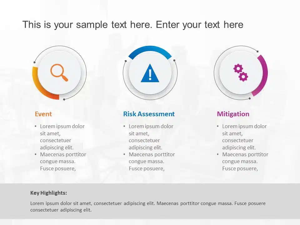 Project Risk Mitigation Plan PowerPoint Template