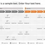 Project Timeline Monthly Plan Template for MS PowerPoint & Google Slides Theme