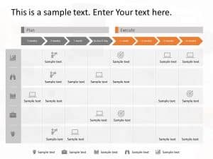 Free monthly roadmap PPTs